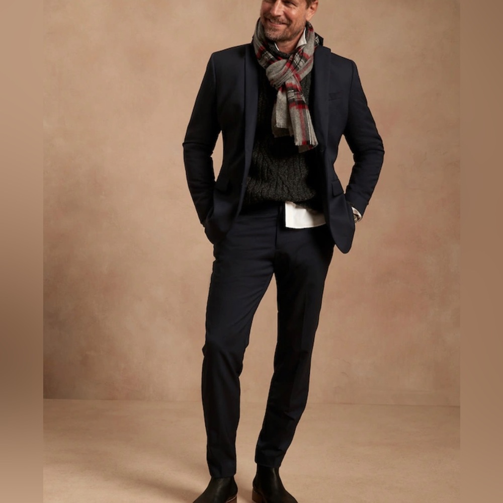 BANANA REPUBLIC Lanificio F.allí Cerruti Wool Suit Pants Tailored Fit
